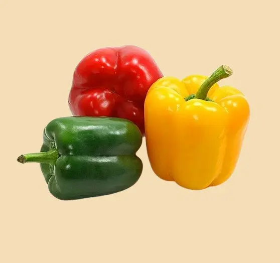 Sweet Bell Peppers (Red, Orange, Yellow)